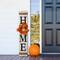 Glitzhome® 42" Wooden Home Porch Sign with Changeable Wreaths
